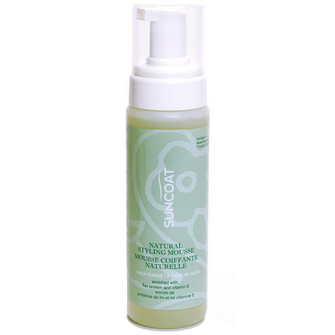 Sugar-Based Natural Hair Styling Mousse, Natural Scent, 7 oz, Suncoat Products, Inc.
