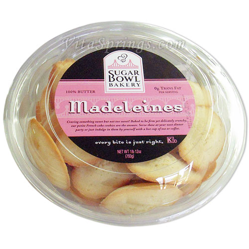 Sugar Bowl Bakery Madeleines, Petite Cake Cookies, 1 lb 12 oz (793 g)