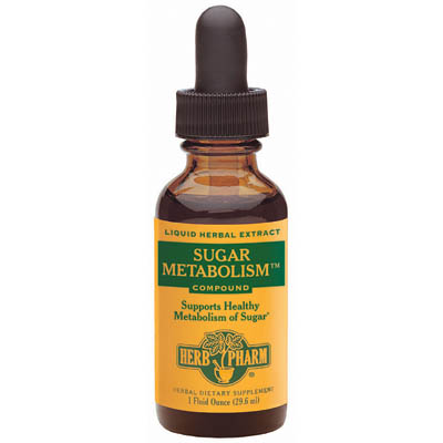 Sugar Metabloism Compound (Devils Club - Jambul) Liquid, 1 oz, Herb Pharm