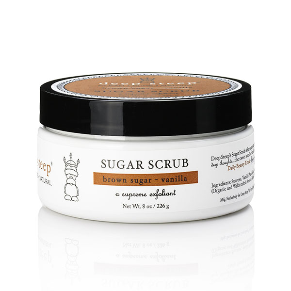 Sugar Scrub - Brown Sugar Vanilla, 8 oz, Deep Steep