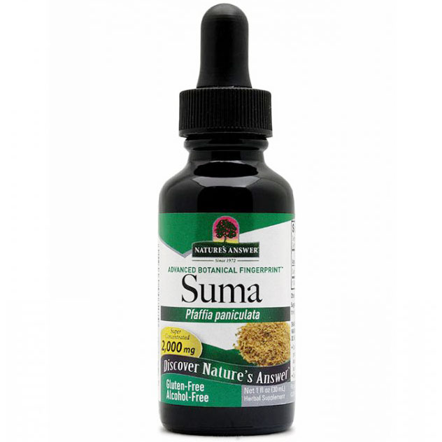 Suma Root Extract Alcohol Free Liquid 1 oz from Natures Answer