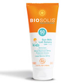 Sun Milk Lotion Babies & Kids for Face & Body SPF 50, Value Size, 3.4 oz, Biosolis