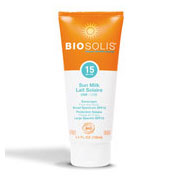 Sun Milk Lotion for Face & Body SPF 15, 1.7 oz, Biosolis
