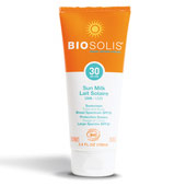 Sun Milk Lotion for Face & Body SPF 30, Value Size, 3.4 oz, Biosolis