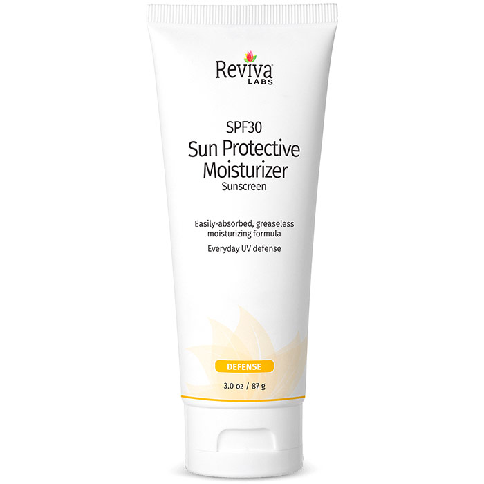 Reviva Labs SPF 25 Sun Protective Moisturizer, Facial Sunscreen, 1.5 oz