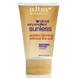 Sunless Tanning Lotion, Golden Tanning without the Sun, 4 oz, Alba Botanica