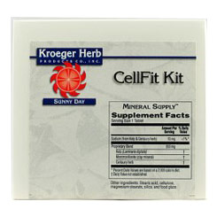 Sunny Day Cell Fit Kit (Cell Fit & Mineral Supply), 2 pc, Kroeger Herb