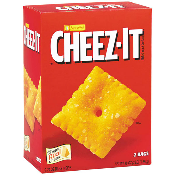 Sunshine Cheez-It Baked Snack Cheddar Crackers, 48 oz