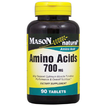 Mason Natural Super Amino Acids 700 mg, 90 Tablets, Mason Natural