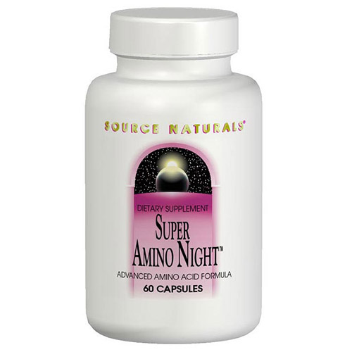 Super Amino Night, Advanced Amino Acid, 60 Tablets, Source Naturals