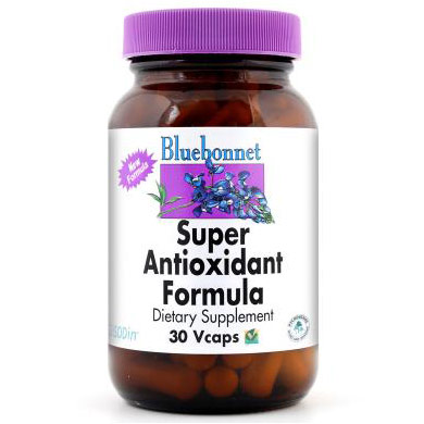 Super Antioxidant Formula, 30 Vcaps, Bluebonnet Nutrition
