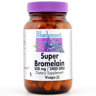 Super Bromelain 500 mg, 30 Vcaps, Bluebonnet Nutrition