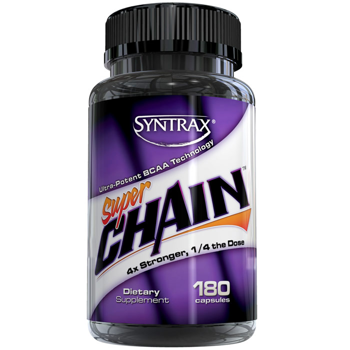 Super Chain, Ultra-Potent BCAA Technology, 180 Capsules, Syntrax