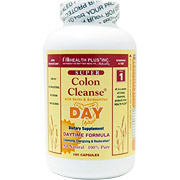 Super Colon Cleanse (Colon Cleansing) Day Formula 180 caps from Health Plus