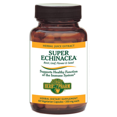 Super Echinacea 350 mg, 60 Vegetarian Capsules, Herb Pharm