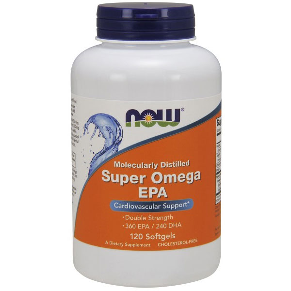 Super Omega EPA, 360 EPA / 240 DHA, 120 Softgels, NOW Foods