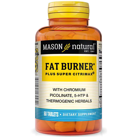 Super Fat Burner Plus Super Citrimax, 60 Tablets, Mason Natural