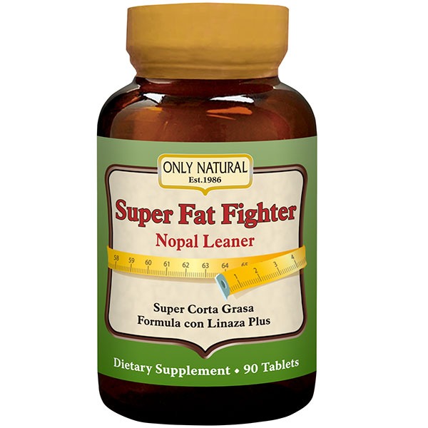 Super Fat Fighter Nopal Leaner Formula, 90 Tablets, Only Natural Inc.