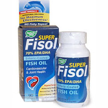 Super Fisol Fish Oil 70% EPA/DHA 90 softgels from Natures Way