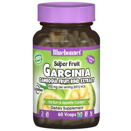 Super Fruit Garcinia Cambogia Fruit Rind Extract, 60 Vcaps, Bluebonnet Nutrition