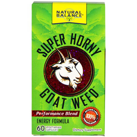 Super Horny Goat Weed, 60 Vegetarian Capsules, Natural Balance