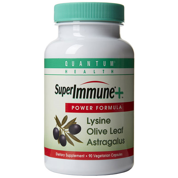Super Immune + Lysine Herbal Formula, 90 vegicaps, Quantum Health