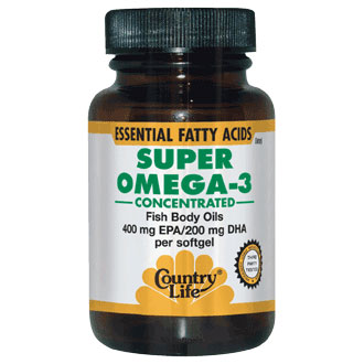 Country Life Super Omega-3 Concentrated 60 Softgel, Country Life