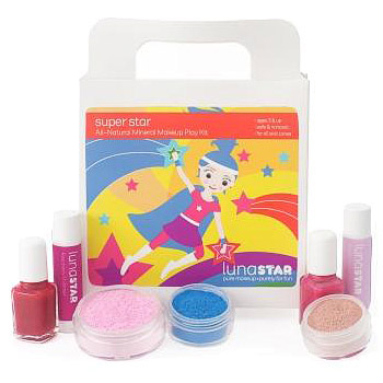 Luna Star Luna Star Super Star All Natural Mineral Makeup Play Kit for Kids, Luna Organics