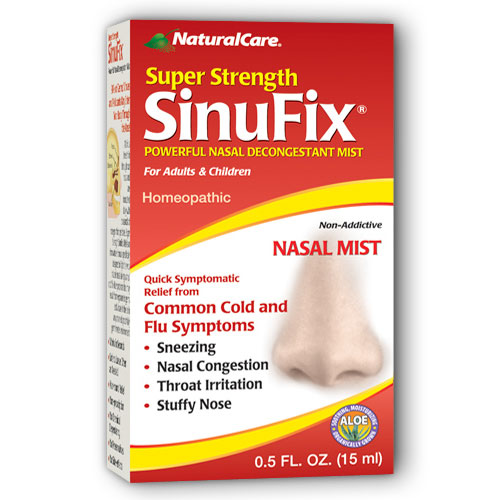 Super Strength SinuFix Mist Nasal Spray .5 oz from NaturalCare 