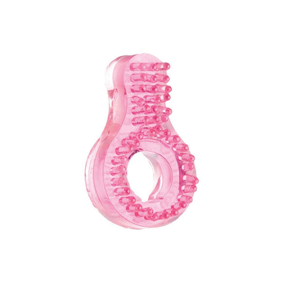 Super Stretch Stimulator Sleeve - Style B Noduled Pink, Cock Ring, California Exotic Novelties