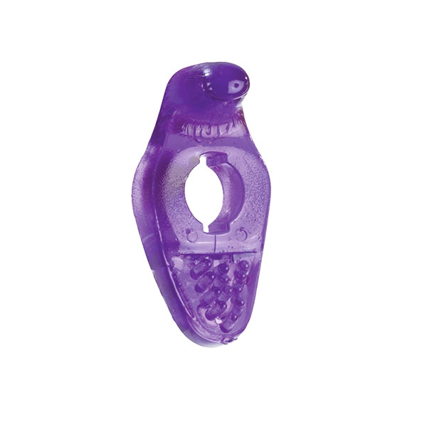 Super Stretch Stimulator Sleeve - Style E Dual Smooth Purple, Cock Ring, California Exotic Novelties