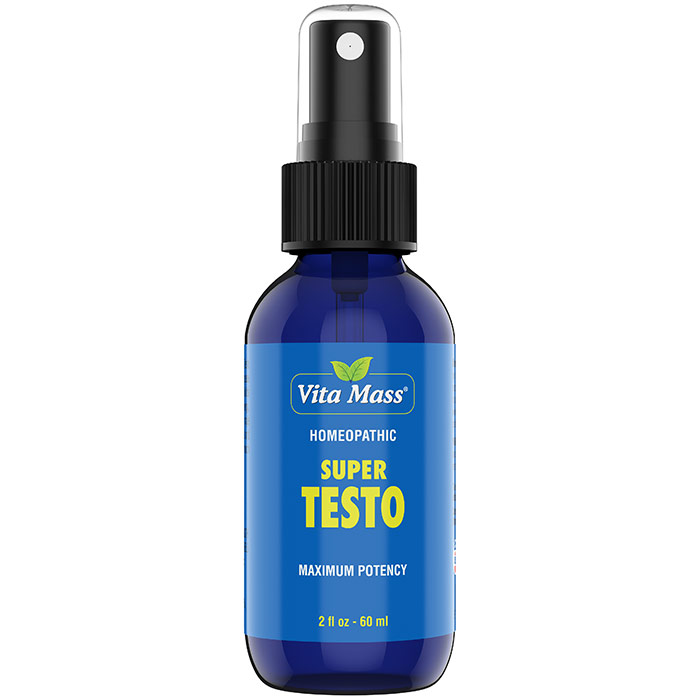 Super Testosterone Homeopathic Oral Spray, 2 oz (60 ml), Vita Mass