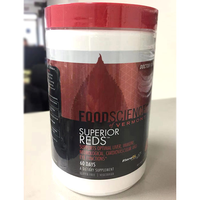 FoodScience Of Vermont Superior Reds Powder (Antioxidant Defense) 9.59 oz, FoodScience Of Vermont