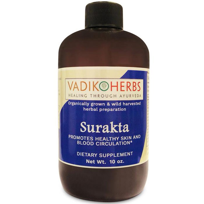 Vadik Herbs Surakta Liquid Drink for Healthy Skin, 16 oz, Vadik Herbs