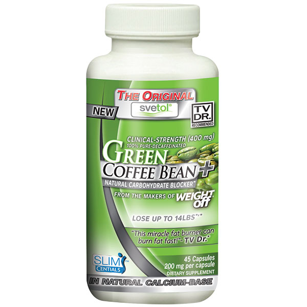 SlimCentials Svetol French Green Coffee Bean Extract 200 mg, 45 Capsules, Kyolic / Wakunaga