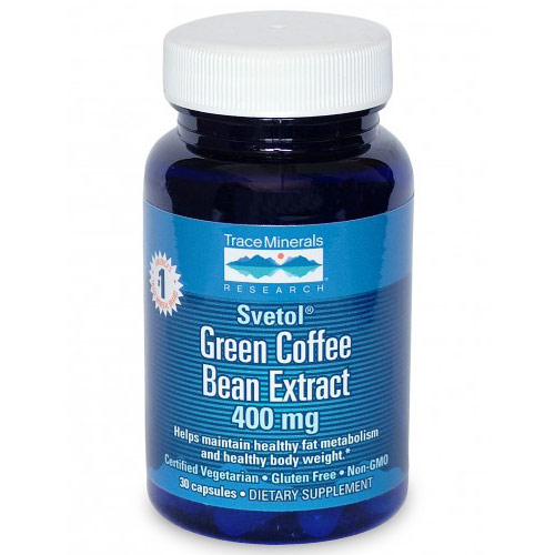 Svetol Green Coffee Bean Extract, 30 Capsules, Trace Minerals Research