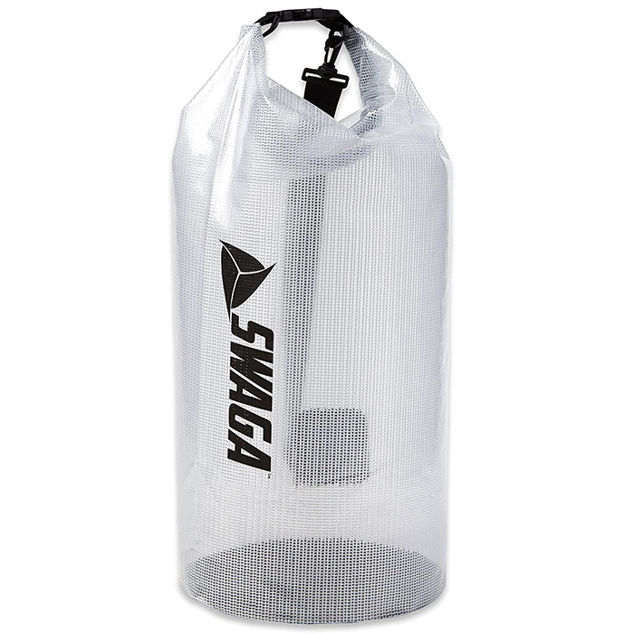 Swaga Dry Sack Waterproof Sports Bag, Clear, 20L