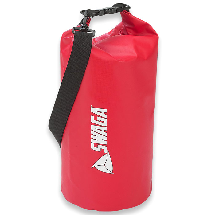Swaga Dry Sack Waterproof Sports Bag, Red, 30L