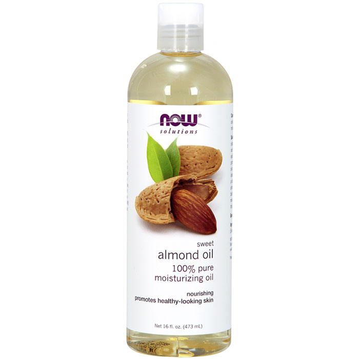 Sweet Almond Oil, 16 oz, NOW Foods