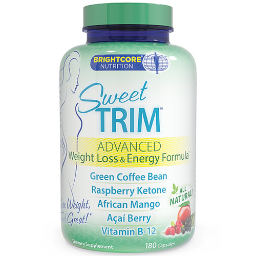 Sweet Trim, Advanced Weight Loss & Energy Formula, 180 Capsules, Brightcore Nutrition