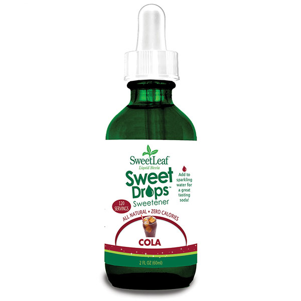 SweetLeaf Liquid Stevia Sweet Drops Sweetener - Cola, 2 oz, Wisdom Natural Brands