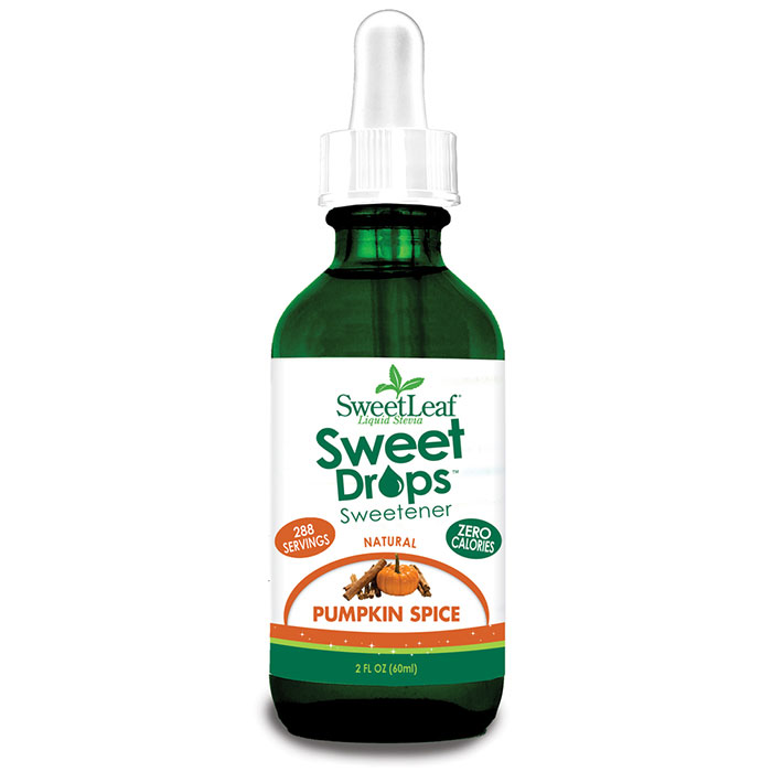 SweetLeaf Sweet Drops Liquid Stevia - Pumpkin Spice, 2 oz, Wisdom Natural Brands
