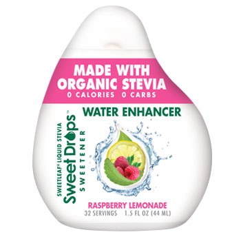 SweetLeaf Stevia Sweet Drop Water Enhancer - Raspberry Lemonade, 1.5 oz, Wisdom Natural Brands