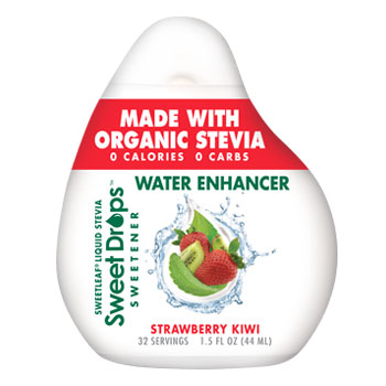 SweetLeaf Stevia Sweet Drop Water Enhancer - Strawberry Kiwi, 1.5 oz, Wisdom Natural Brands