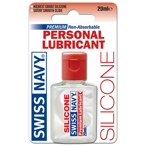 Swiss Navy Carded J-Hook Mini Silicone Lube, 20 ml, MD Science Lab