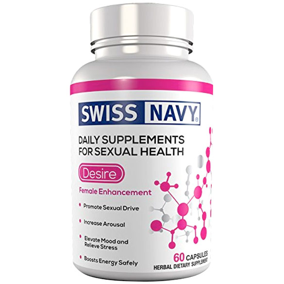 Swiss Navy Desire, Female Sexual Enhancement, 60 Capsules, MD Science Lab