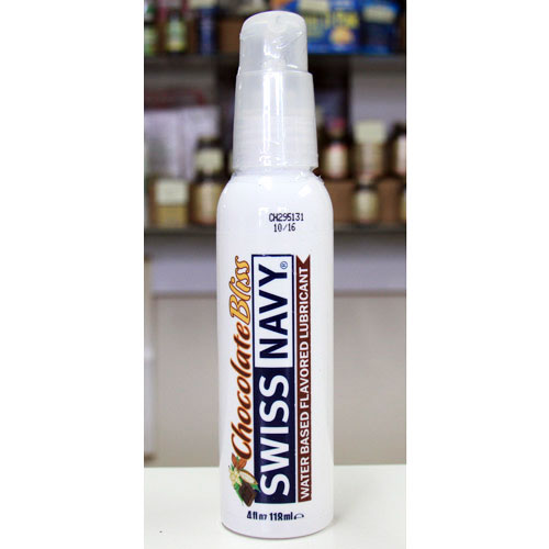 Swiss Navy Water Based Flavored Lubricant, Chocolate Bliss, 4 oz, MD Science Lab