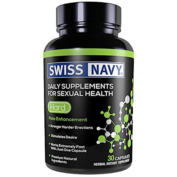 Swiss Navy Hard, Male Sexual Enhancement, 30 Capsules, MD Science Lab