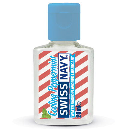 Swiss Navy Mini Flavored Lubricant, Cooling Peppermint, 20 ml, MD Science Lab
