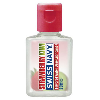 MD Science Lab Swiss Navy Mini Flavored Lubricant - Strawberry Kiwi, 20 ml, MD Science Lab